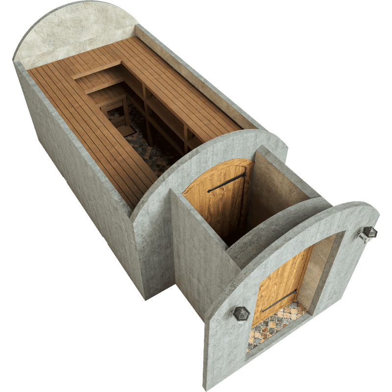 Kammer mit Vorraum